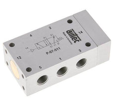 5/2 G1/4'' Luchtgestuurd Ventiel ATEX 0-10bar/0-140psi Airtec