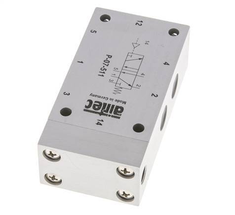 5/2 G1/4'' Luchtgestuurd Ventiel ATEX 0-10bar/0-140psi Airtec
