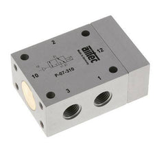 3/2 G1/4'' (G1/8'') Air Pilot Valve 1.5-10bar/21.0-140psi Airtec