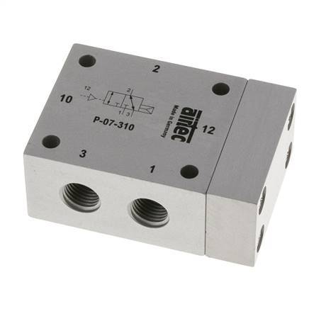 3/2 G1/4'' (G1/8'') Luchtgestuurd Ventiel 1.5-10bar/21.0-140psi Airtec