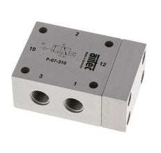 3/2 G1/4'' (G1/8'') Luchtgestuurd Ventiel 1.5-10bar/21.0-140psi Airtec