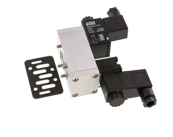 5/2 ISO 5599-1 Bi-Stabiel Magneetventiel 24V AC 2-10bar/28-140psi Airtec
