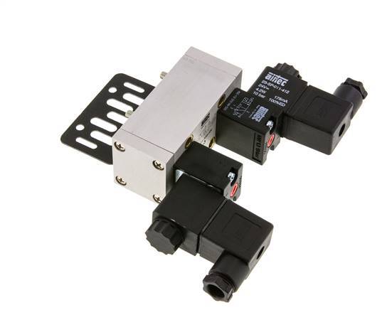 5/2 ISO 5599-1 Bi-Stabiel Magneetventiel 24V AC 2-10bar/28-140psi Airtec