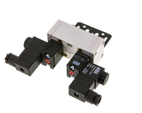 5/2 ISO 5599-1 Bi-Stabiel Magneetventiel 24V AC 2-10bar/28-140psi Airtec