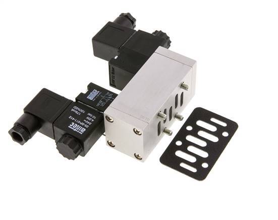 5/2 ISO 5599-1 Bi-Stabiel Magneetventiel 24V AC 2-10bar/28-140psi Airtec