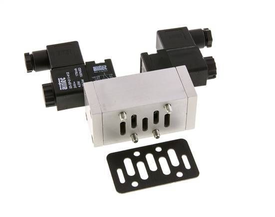 5/2 ISO 5599-1 Bi-Stabiel Magneetventiel 24V AC 2-10bar/28-140psi Airtec