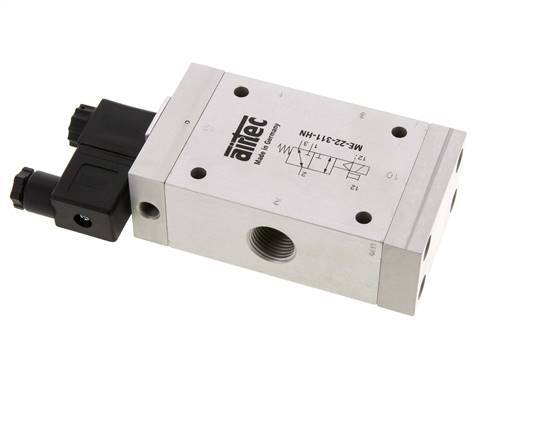 3/2 G1/2'' (G1/8'') Solenoid Valve External Pilot 115V AC 0-10bar/0-140psi Airtec
