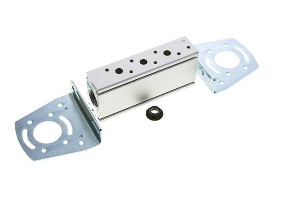 2xG1/2'' Manifold 3-Station Festo 8026220 VABM-B10-25-G12-3-P53