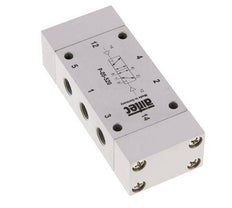 5/2 G1/8'' Bi-Stabiel Luchtgestuurd Ventiel 0-10bar/0-140psi Airtec