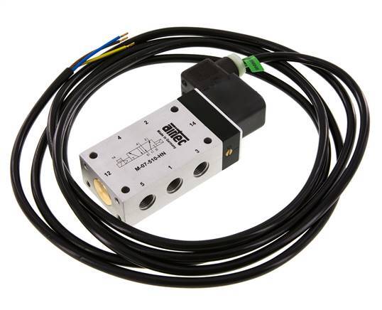 5/2 G1/4'' Magneetventiel 230V AC ATEX 1.5-10bar/21.0-140psi Airtec