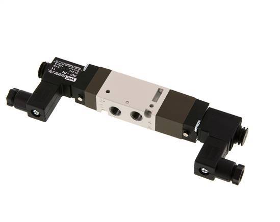 5/3 G1/8'' Midden Gesloten Magneetventiel 12V DC 2-10bar/28-140psi YPC