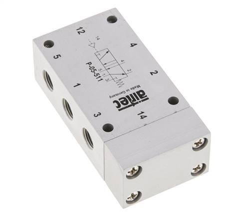 5/2 G1/8'' Luchtgestuurd Ventiel 0-10bar/0-140psi Airtec