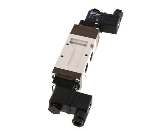 5/3 G3/8 '' Midden Gesloten Magneetventiel 115V AC 2-10bar/28-140psi YPC