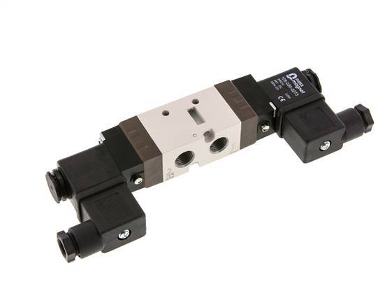 5/2 G1/4'' (G1/8'') Bi-Stabiel Magneetventiel 12V DC 1.5-10bar/21.0-140psi YPC