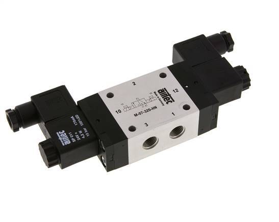 3/2 G1/4'' Bistable Solenoid Valve 24V DC 1.5-10bar/21.0-140psi Airtec