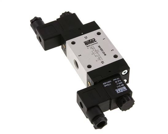 3/2 G1/4'' Bi-Stabiel Magneetventiel 24V DC 1.5-10bar/21.0-140psi Airtec