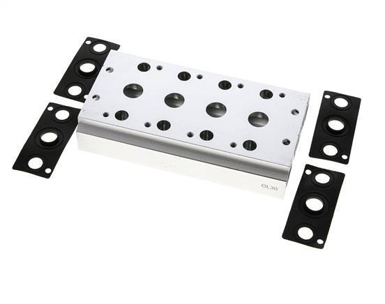 Manifold 4-Stations E.MC 5/2 5/3-weg