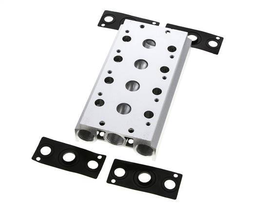 Manifold 4-Stations E.MC 5/2 5/3-weg