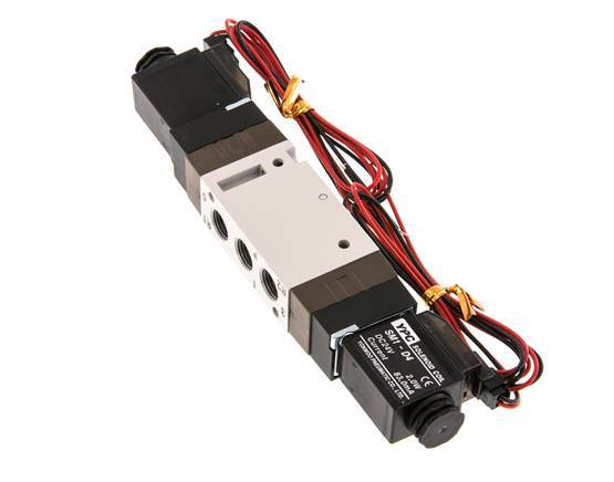 5/2 G1/8'' Bi-Stabiel Magneetventiel 24V DC 1.5-10bar/21.0-140psi 2-polige Stekker YPC