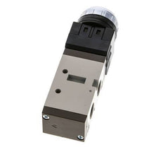 5/2 G1/4'' (G1/8'') Drukknop Ventiel Zwart 0-8bar/0-112psi YPC