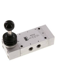5/3 G1/4 '' Middenuitlaat Handbediend Hefboom Ventiel 0-12bar/0-168psi Airtec