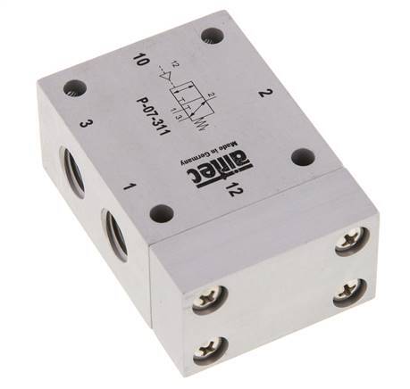 3/2 G1/4'' (G1/8'') Luchtgestuurd Ventiel 1-10bar/14-140psi Airtec