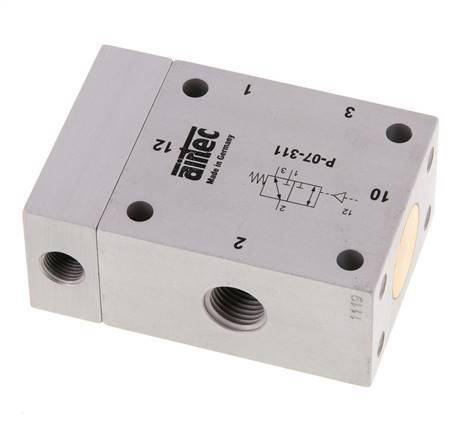 3/2 G1/4'' (G1/8'') Luchtgestuurd Ventiel 1-10bar/14-140psi Airtec
