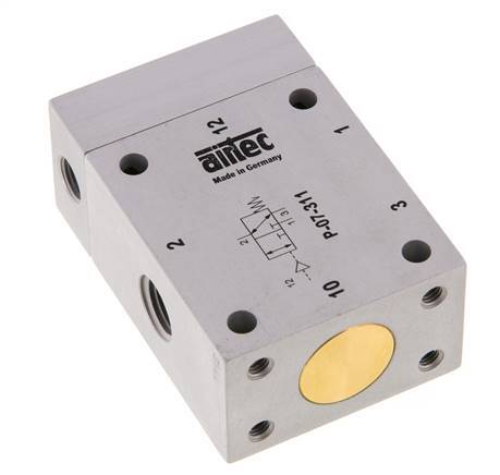 3/2 G1/4'' (G1/8'') Luchtgestuurd Ventiel 1-10bar/14-140psi Airtec