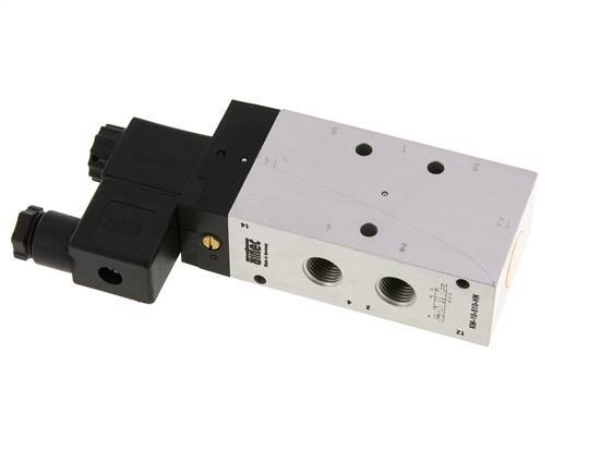 5/2 G1/4'' Magneetventiel 24V DC 2.5-10bar/35.0-140psi Airtec
