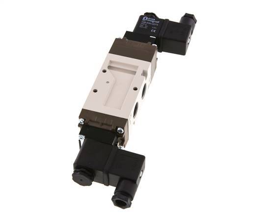5/3 G3/8 '' Middenuitlaat Magneetventiel 24V DC 2-10bar/28-140psi YPC