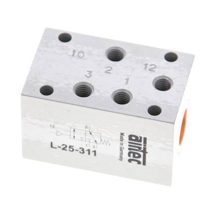 3/2 M5 Luchtgestuurd Ventiel 1-10bar/14-140psi Airtec