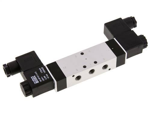 5/3 G1/8'' Middendruk Magneetventiel 24V DC 3-10bar/42-140psi Airtec