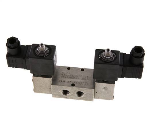 5/2 G1/4'' Bi-Stabiel Magneetventiel RVS 24V DC 2-12bar/28-168psi