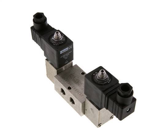 5/2 G1/4'' Bi-Stabiel Magneetventiel RVS 24V DC 2-12bar/28-168psi