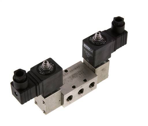 5/2 G1/4'' Bi-Stabiel Magneetventiel RVS 24V DC 2-12bar/28-168psi