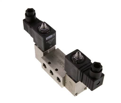 5/2 G1/4'' Bi-Stabiel Magneetventiel RVS 24V DC 2-12bar/28-168psi
