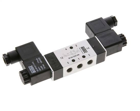 5/2 G1/8'' Bi-Stabiel Magneetventiel 24V AC 2.5-10bar/35.0-140psi Airtec