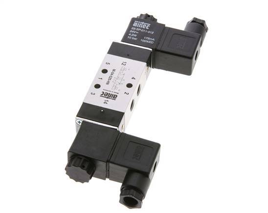 5/2 G1/8'' Bi-Stabiel Magneetventiel 24V AC 2.5-10bar/35.0-140psi Airtec