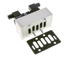 5/3 ISO 5599-3 Midden Gesloten Magneetventiel 24V DC 3-10bar/42-140psi Airtec