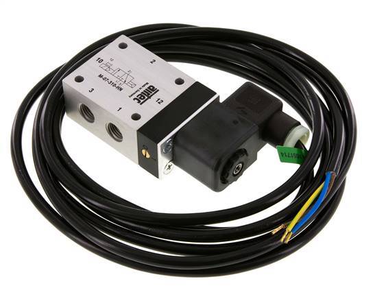 3/2 G1/4'' NC Magneetventiel 24V DC ATEX 1.5-10bar/21.0-140psi Airtec