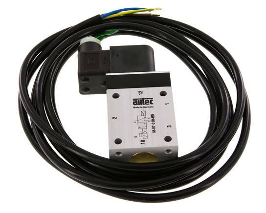 3/2 G1/4'' NC Magneetventiel 24V DC ATEX 1.5-10bar/21.0-140psi Airtec
