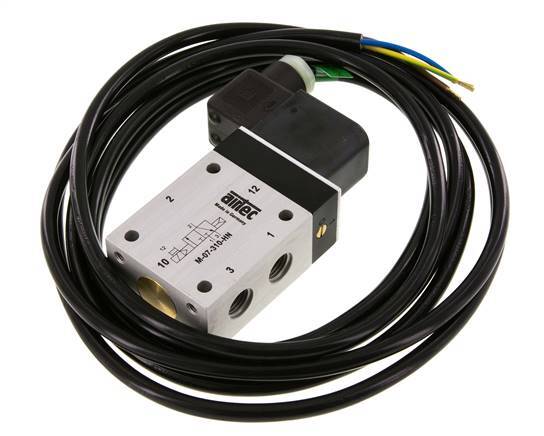 3/2 G1/4'' NC Magneetventiel 24V DC ATEX 1.5-10bar/21.0-140psi Airtec