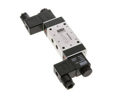 5/3 G1/8'' Middenuitlaat Magneetventiel 24V DC 3-8bar/42-112psi Airtec
