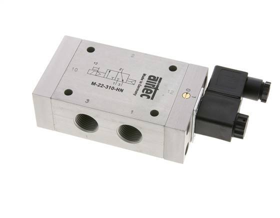 3/2 G1/2'' NC Magneetventiel 230V AC 1-10bar/14-140psi Airtec