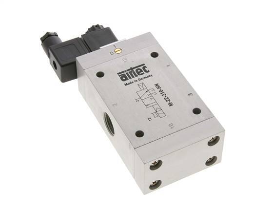 3/2 G1/2'' NC Magneetventiel 230V AC 1-10bar/14-140psi Airtec
