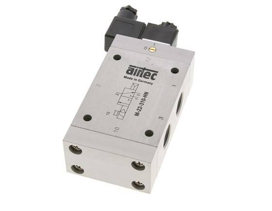 3/2 G1/2'' NC Magneetventiel 230V AC 1-10bar/14-140psi Airtec