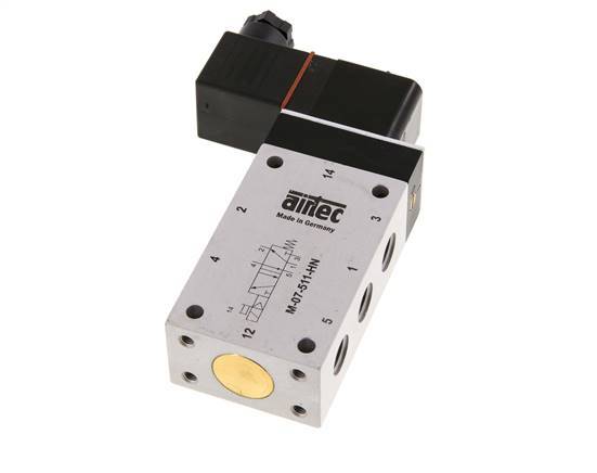 5/2 G1/4'' Magneetventiel 24V DC ATEX 2.5-10bar/35.0-140psi Airtec