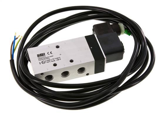 5/2 G1/4'' Magneetventiel 24V DC ATEX 2.5-10bar/35.0-140psi Airtec