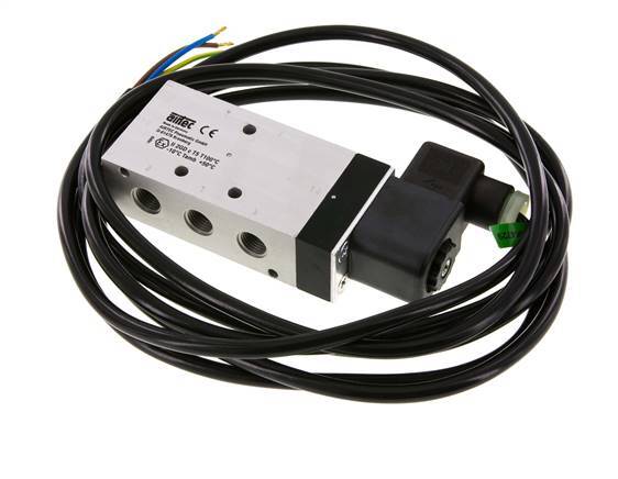 5/2 G1/4'' Magneetventiel 24V DC ATEX 2.5-10bar/35.0-140psi Airtec