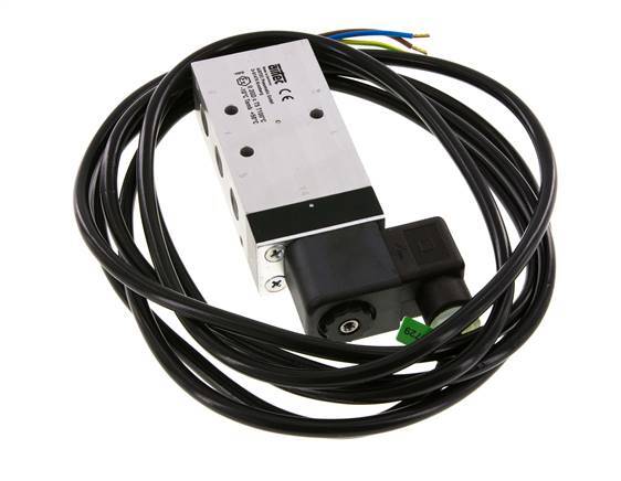 5/2 G1/4'' Magneetventiel 24V DC ATEX 2.5-10bar/35.0-140psi Airtec